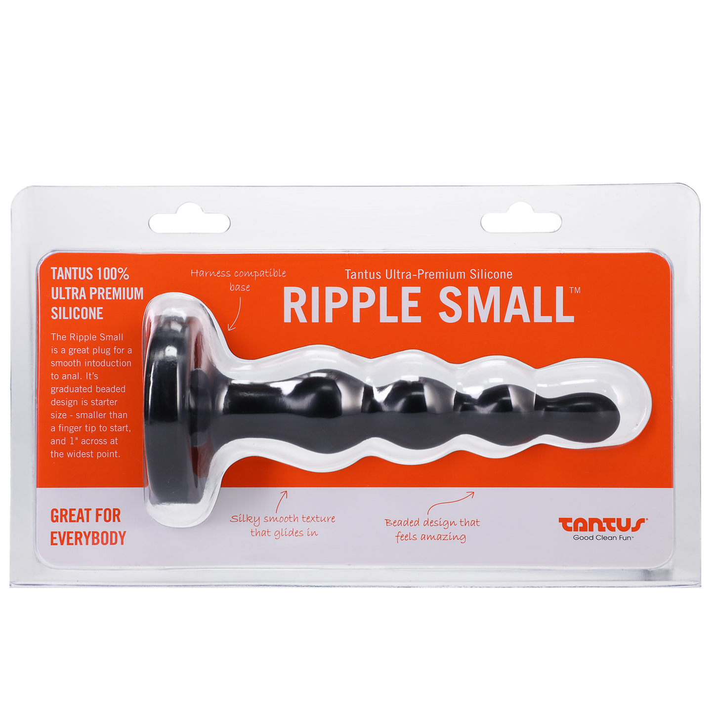 Tantus Silicone Ripple Small Silicone Butt Plug
