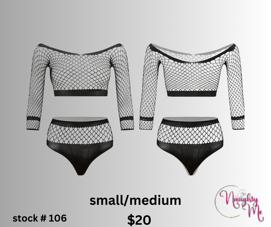 Sexy Long Sleeve See Through Mesh Fishnet Crop Top Tee