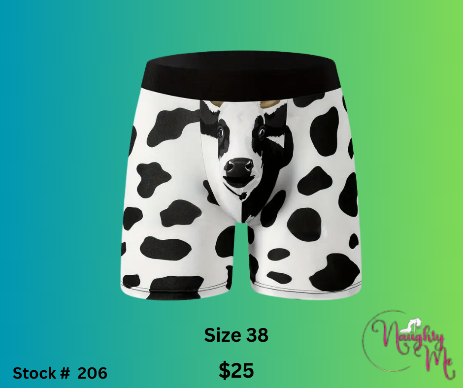 MENS'S COW BOXERS