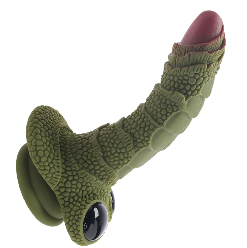 Creature Cocks Swamp Monster Green Scaly Dildo