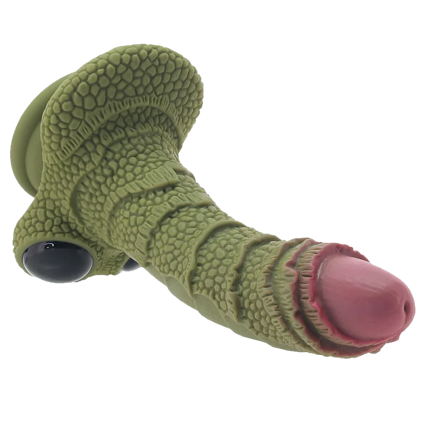 Creature Cocks Swamp Monster Green Scaly Dildo