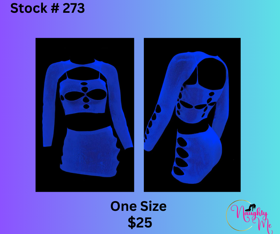 3 piece Glow in the Dark Set (blue)
