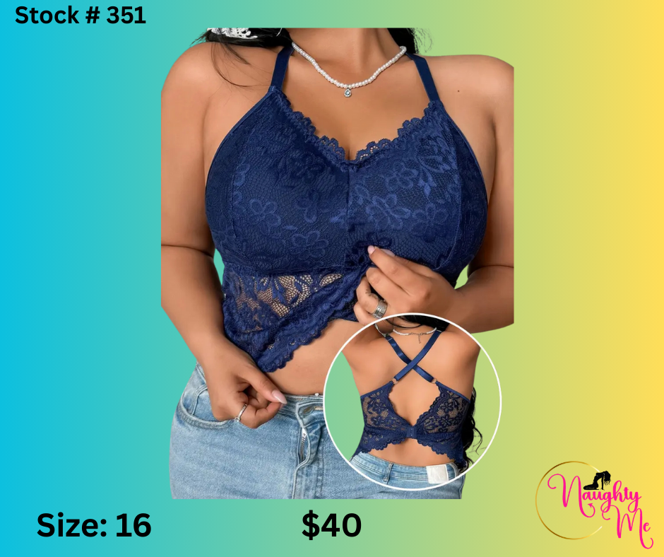 LACE BUSTIER BRA TOP