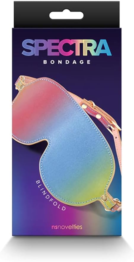 NS Novelties Spectra Bondage Blindfold Rainbow