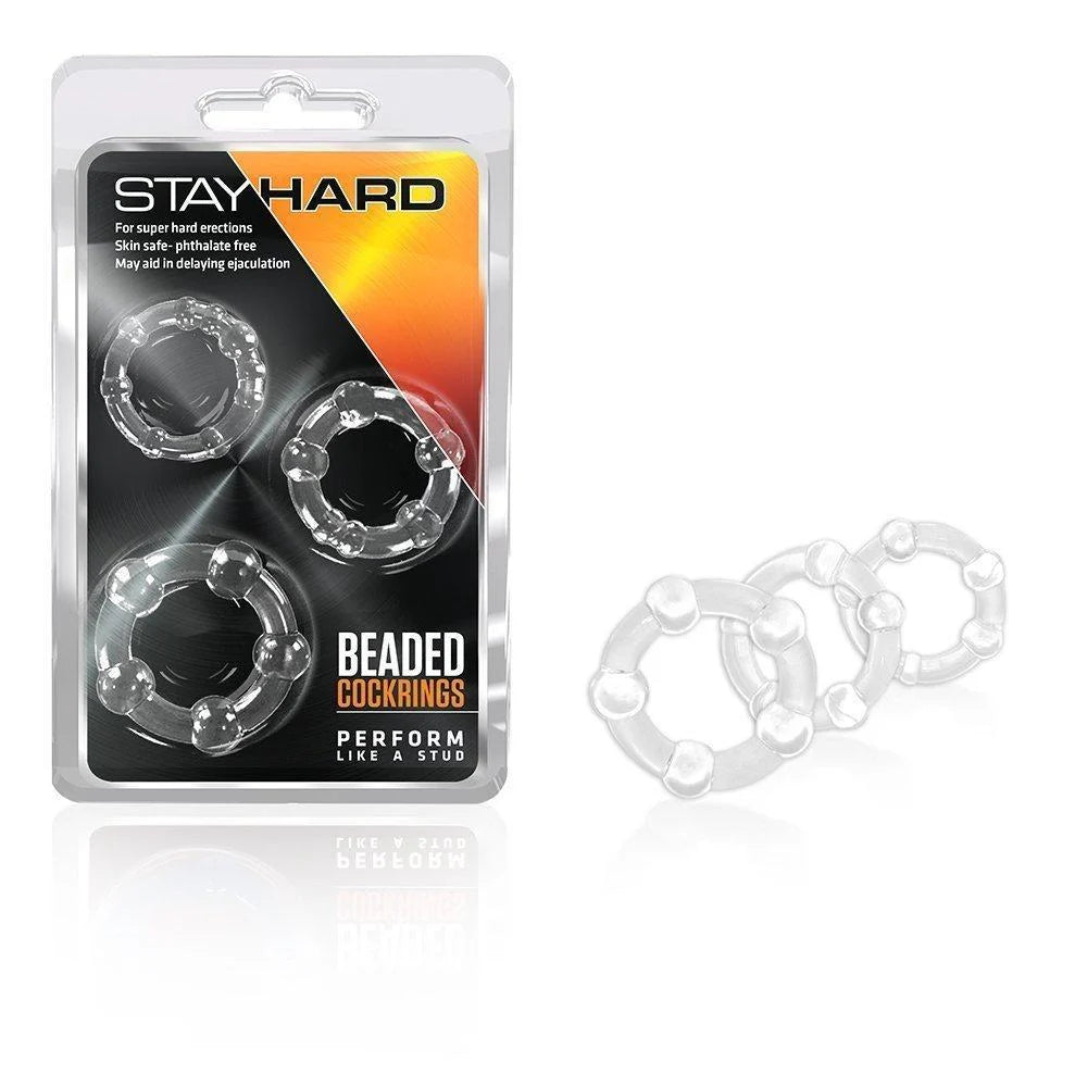 Stay Hard - Beaded Cock Rings