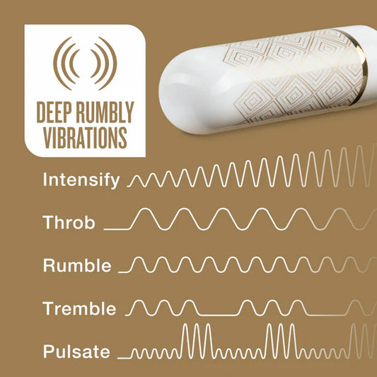 The Collection - Glitzy Deco - Rechargeable Bullet - Gold