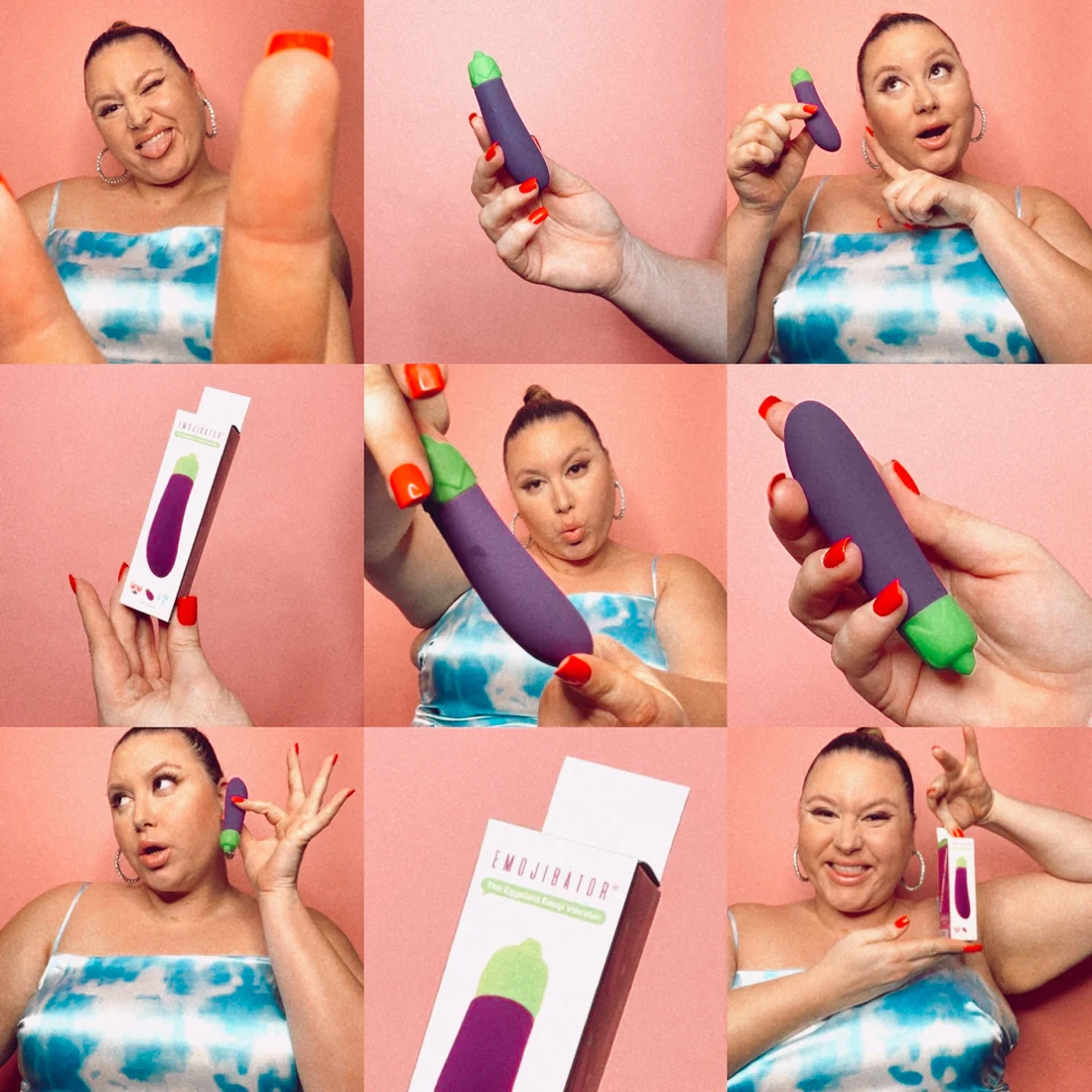 Eggplant Emojibator (Dame)