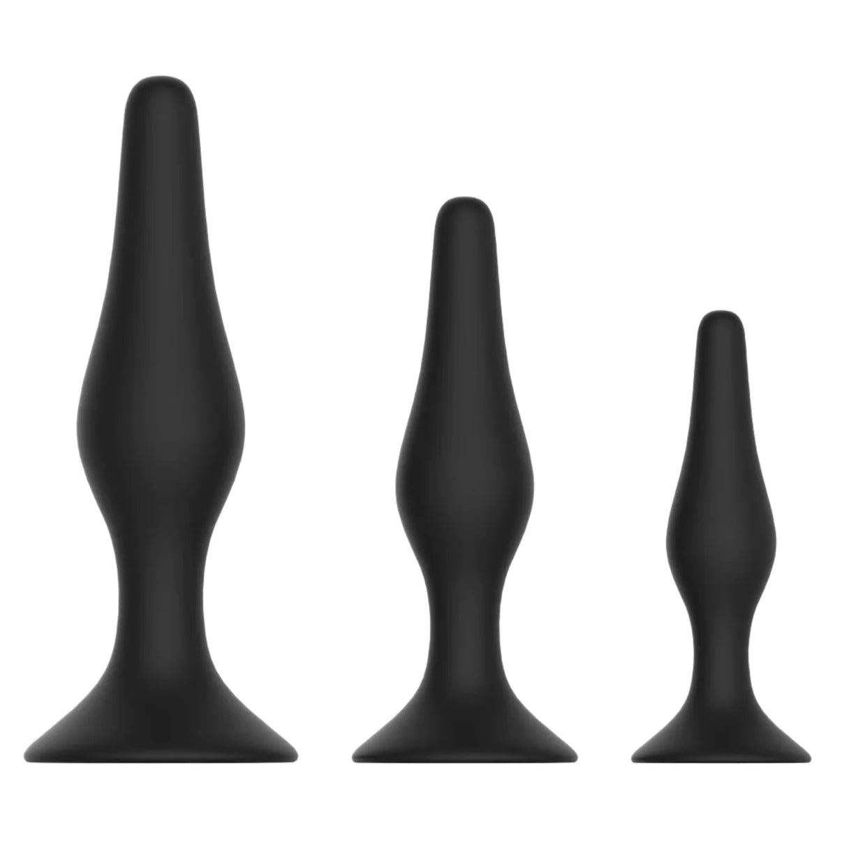 OEJ Level Up II Anal Trainers 3 Piece Silicone Suction Set