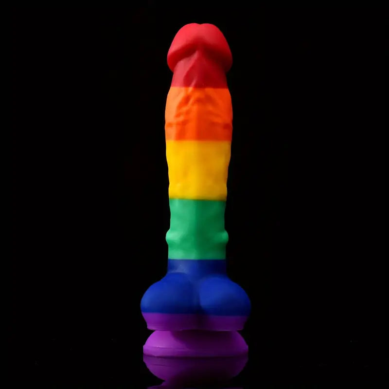 Rainbow Realistic Dildo