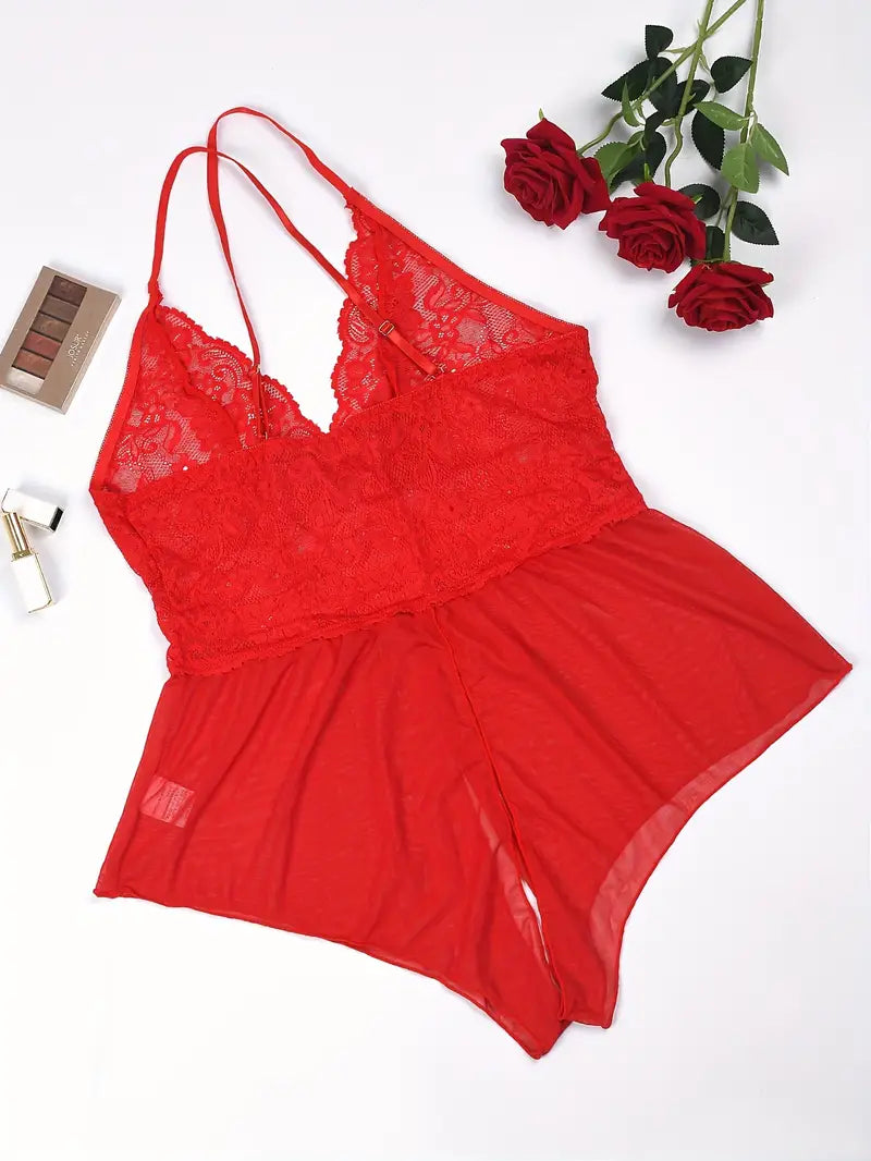 Elegant lace teddy