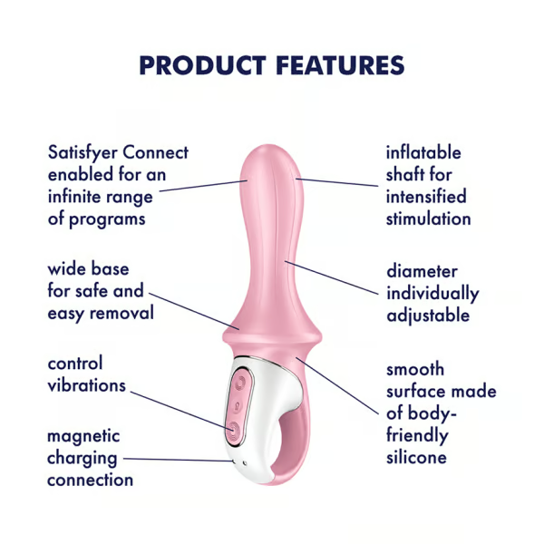 Stisfyer Air Pump Booty Red Anal toys Anal Sex Toy Adult Store in Canada