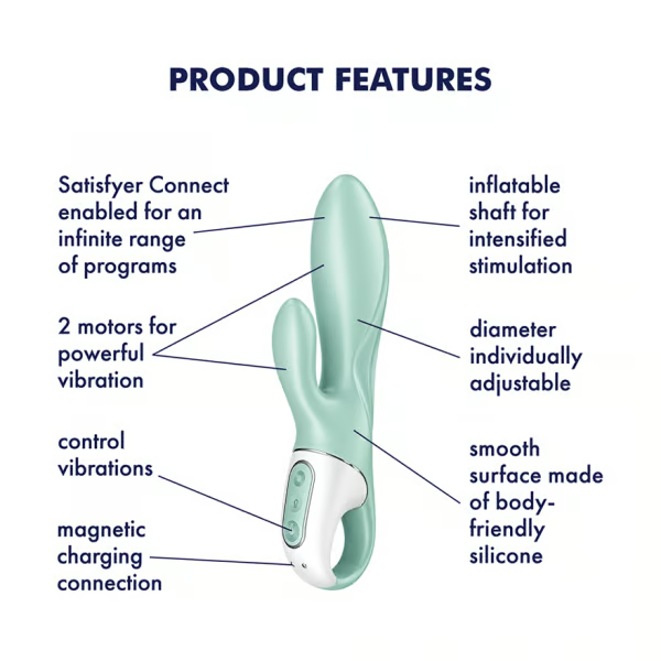 Air Pump Bunny Mint Vibrator Sex toy Adult Store in Canada