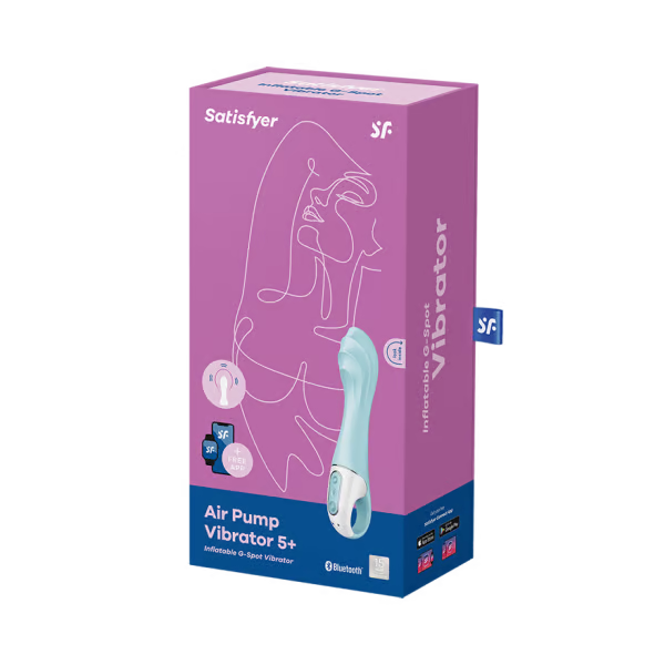 Air Pump Vibrator Blue Waterproof Vibrator Sex toy in Canada Adult Store