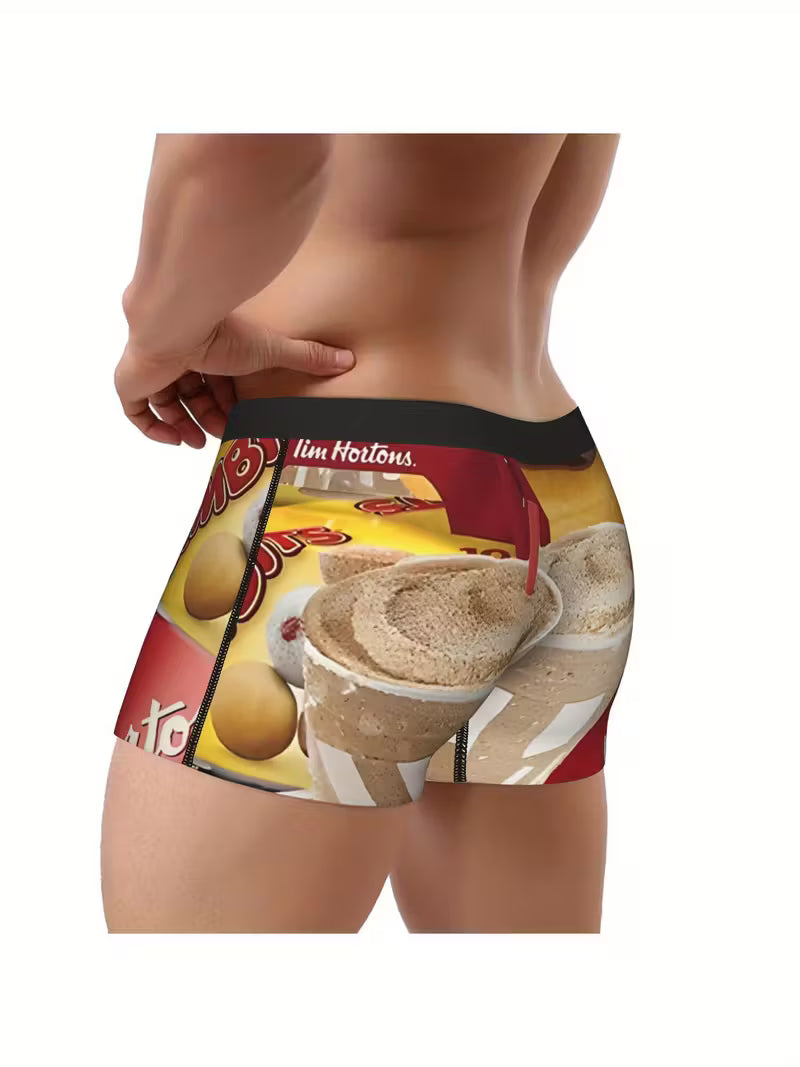 Coffee Themed Boxer Briefs
