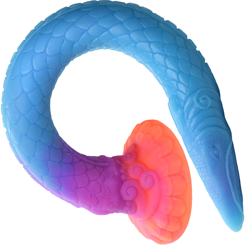 Creature Cocks Makara Glow in the Dark Snake Dildo