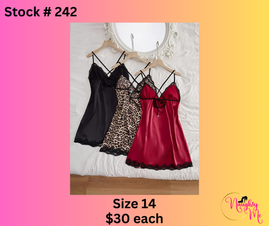 Lace Trim Night Dress