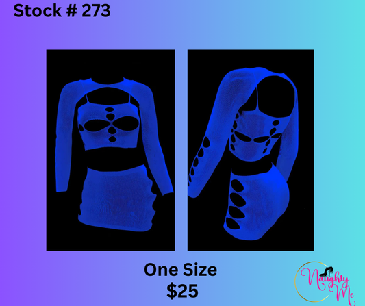 3 piece Glow in the Dark Set (blue)