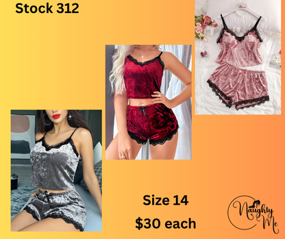 2PC Velour  Set