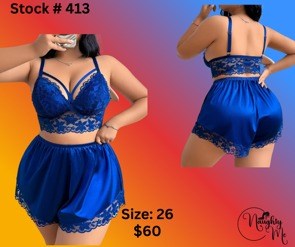 2 pc Royal blue set