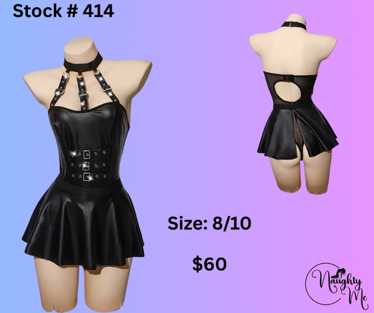 2pc halter neck  top with Skirt