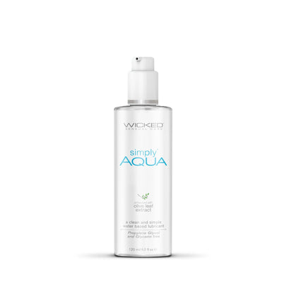 Simply Aqua Flavored Lubricant-4 Fl. oz / 120ml