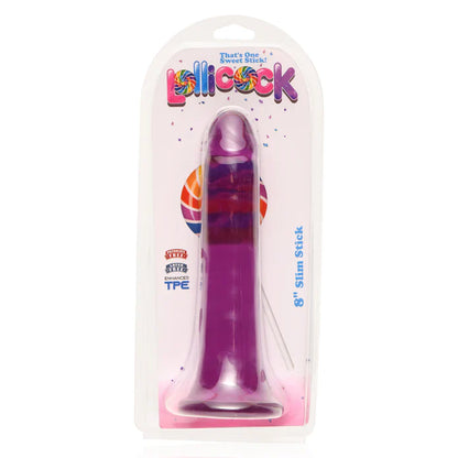 Lollicock 8 inch Slim Stick Grape Ice