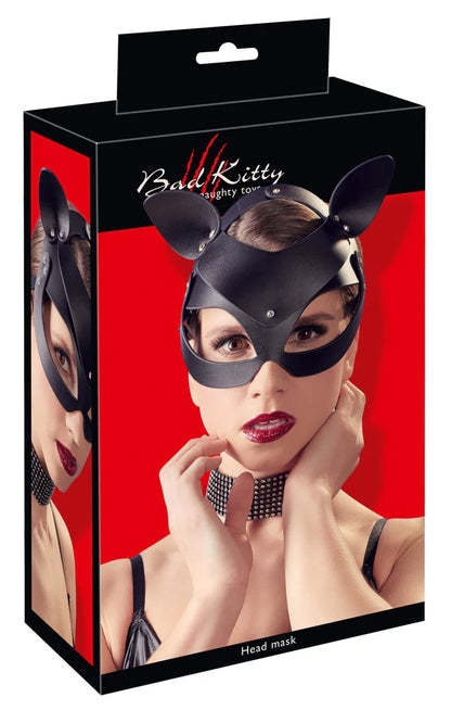 Bad Kitty | Cat Mask Rhinestones, Black
