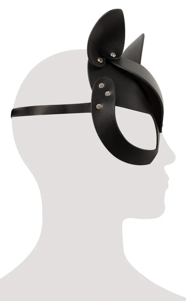 Bad Kitty | Cat Mask Rhinestones, Black