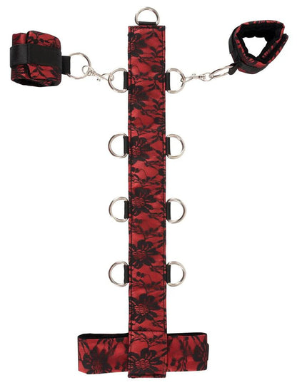 Bad Kitty | Neck Restraint & Handcuffs, Black & Red
