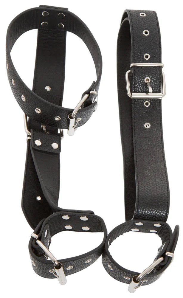 Bad Kitty | Neck Restraint With Handcuffs, Black