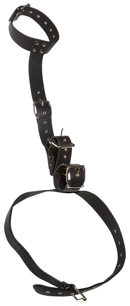 Bad Kitty | Neck Restraint With Handcuffs, Black