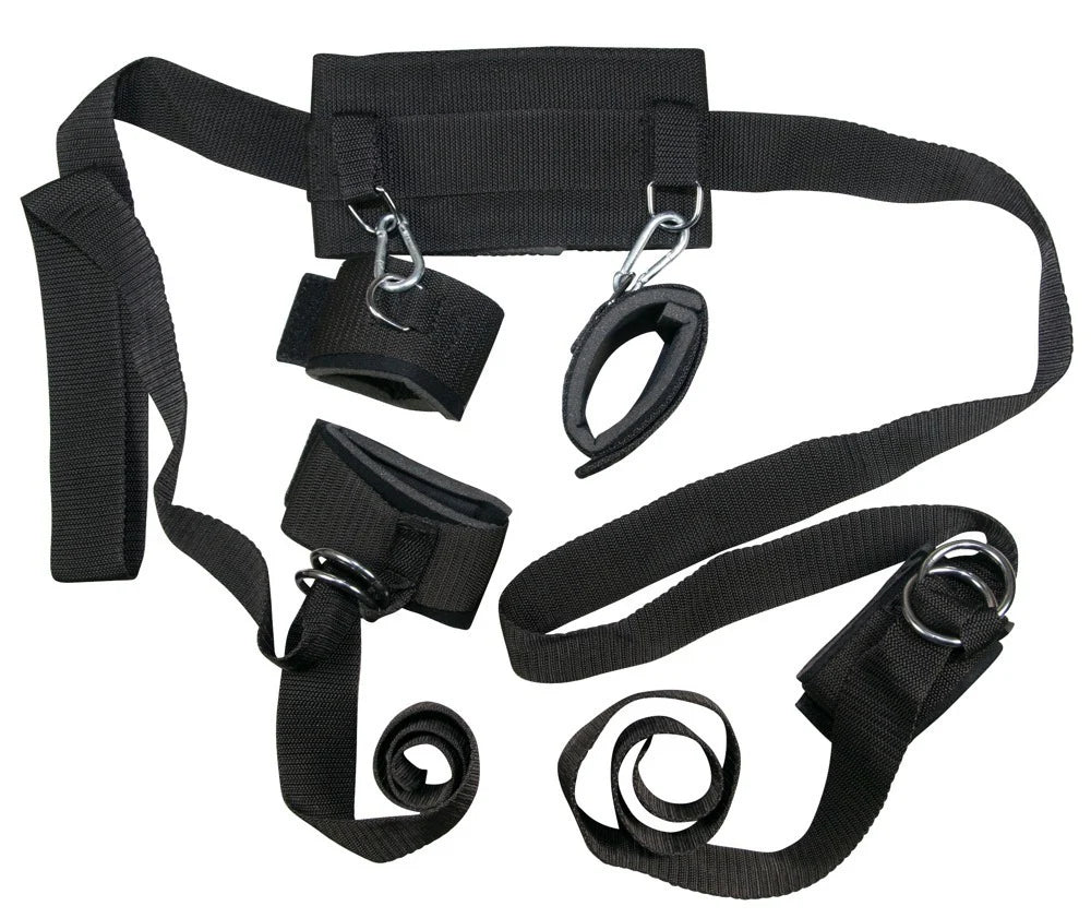 Bad Kitty Wide Bondage Set, Black