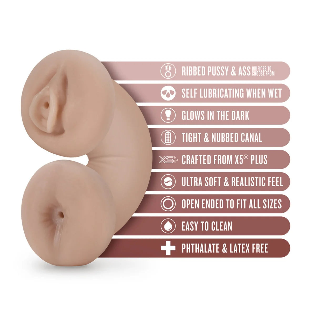 EnLust - Tasha - Soft and Wet Glow in the Dark Stroker