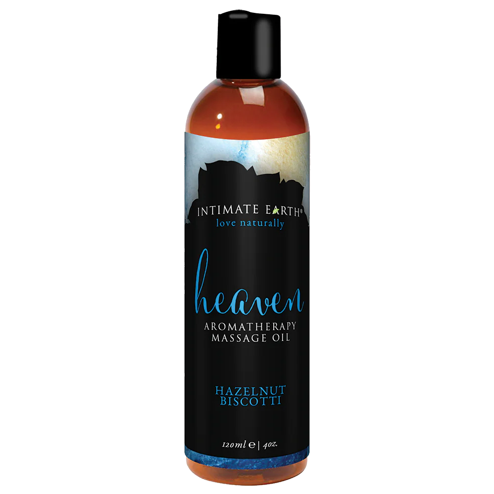 Intimate Earth Heaven Aromatherapy Massage Oil - Hazelnut Biscotti - 120ml/4oz
