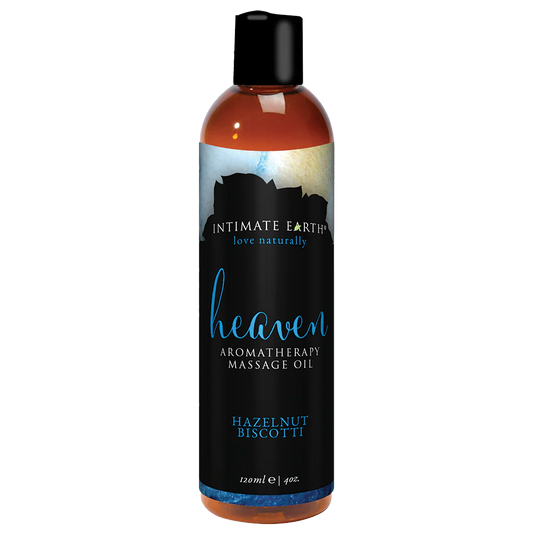 Intimate Earth Heaven Aromatherapy Massage Oil - Hazelnut Biscotti - 120ml/4oz
