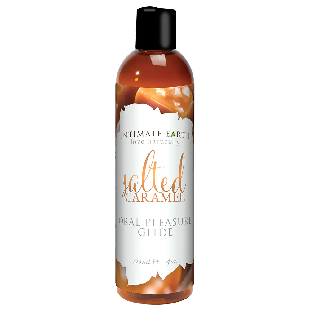 Intimate Earth Natural Flavors Glide - Salted Caramel - 120ml/4oz