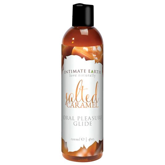 Intimate Earth Natural Flavors Glide - Salted Caramel - 120ml/4oz