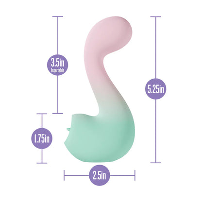 Melody Silicone Dual Vibrator With G-Spot (Play with Me)