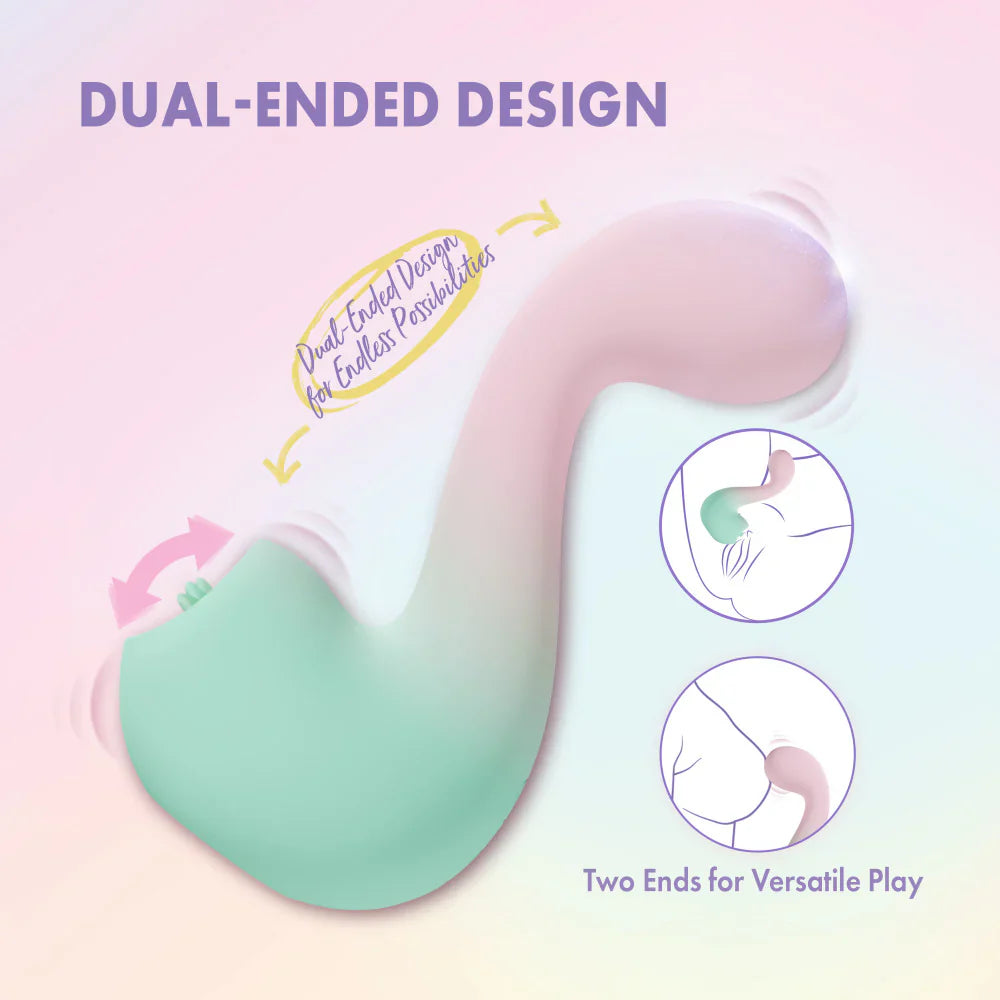 Melody Silicone Dual Vibrator With G-Spot (Play with Me)