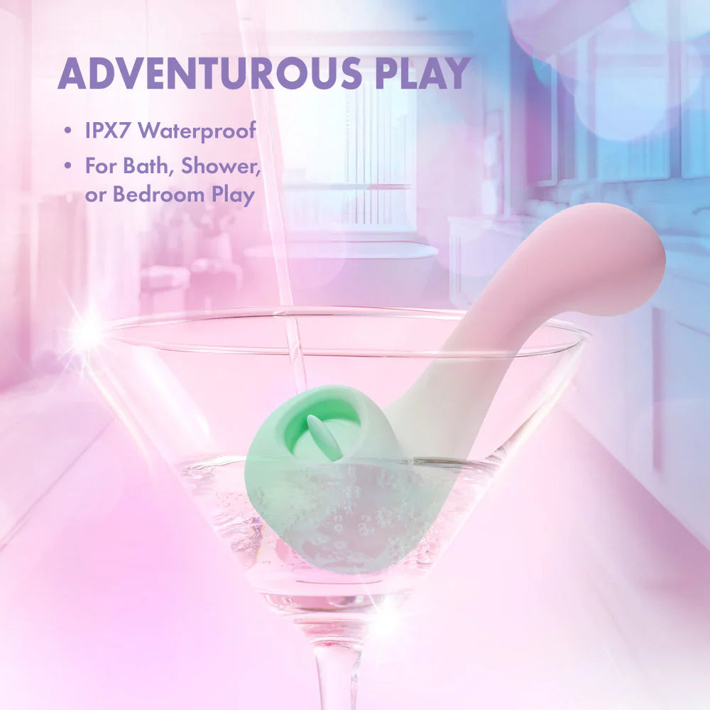 Melody Silicone Dual Vibrator With G-Spot (Play with Me)