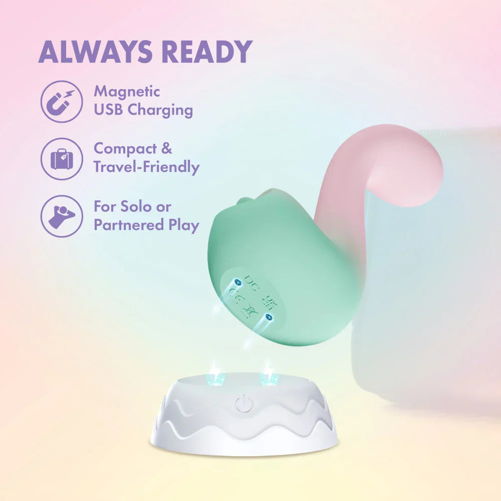 Melody Silicone Dual Vibrator With G-Spot (Play with Me)