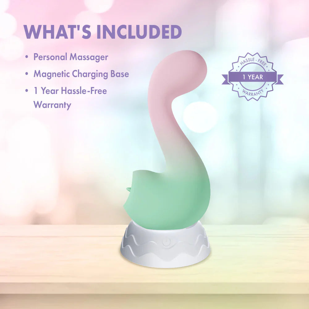 Melody Silicone Dual Vibrator With G-Spot (Play with Me)