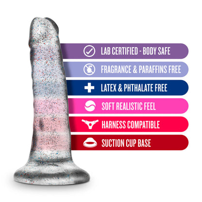 Naturally Yours 5.5 inch Glitter Dong