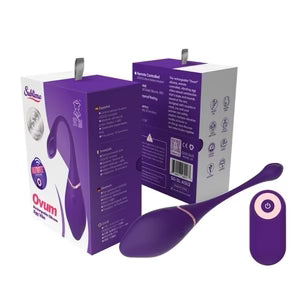 OEJ Ovum Rechargeable Silicone Vibrator Plum
