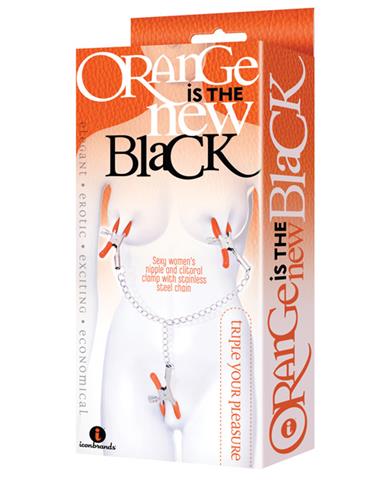 Orange Is The New Black - Triple Your Pleasure Clamps and Chain