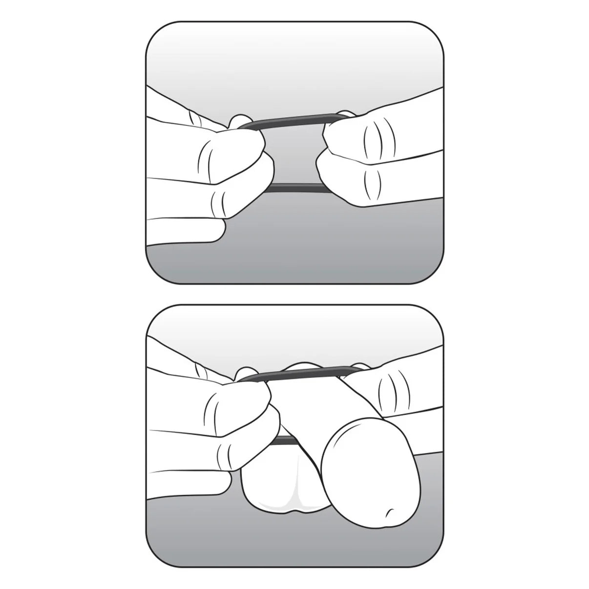Performance - VS1 Pure Premium Silicone Cock Rings - Medium - White