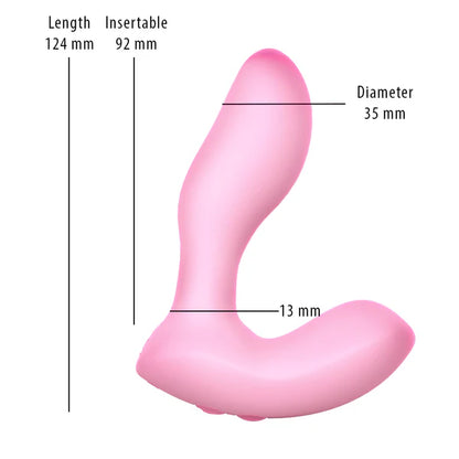 Softies 5” Silicone Vibrator – Pink