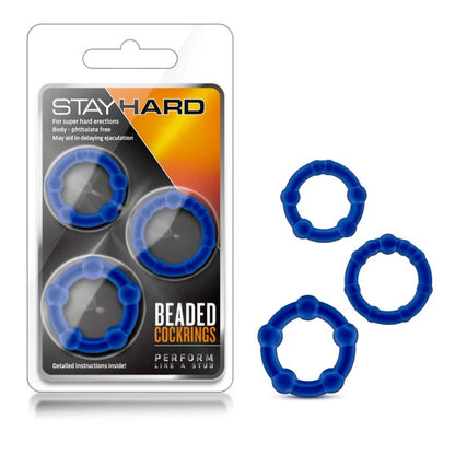 Stay Hard - Beaded Cock Rings