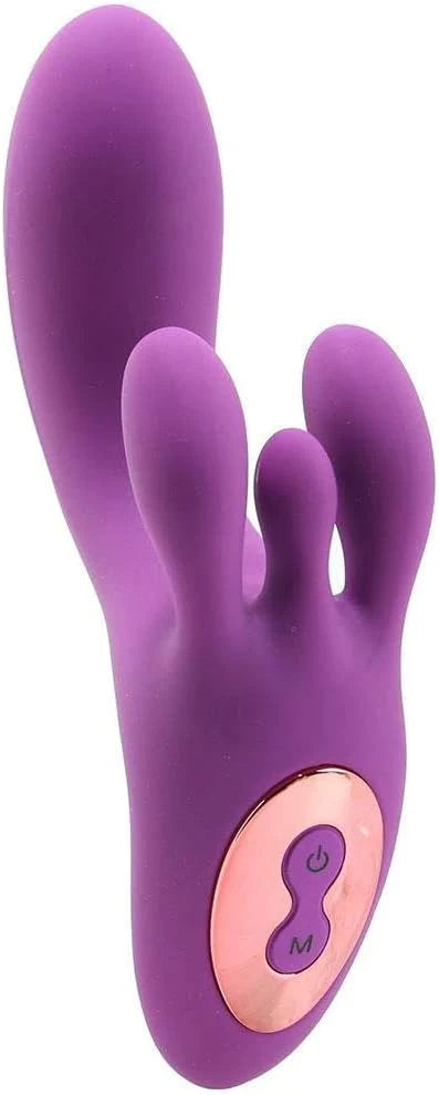 Vibes of New York - Triple Tickler Massager, Purple or