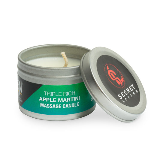 Secret Lovers Triple Rich Massage Oil Candle